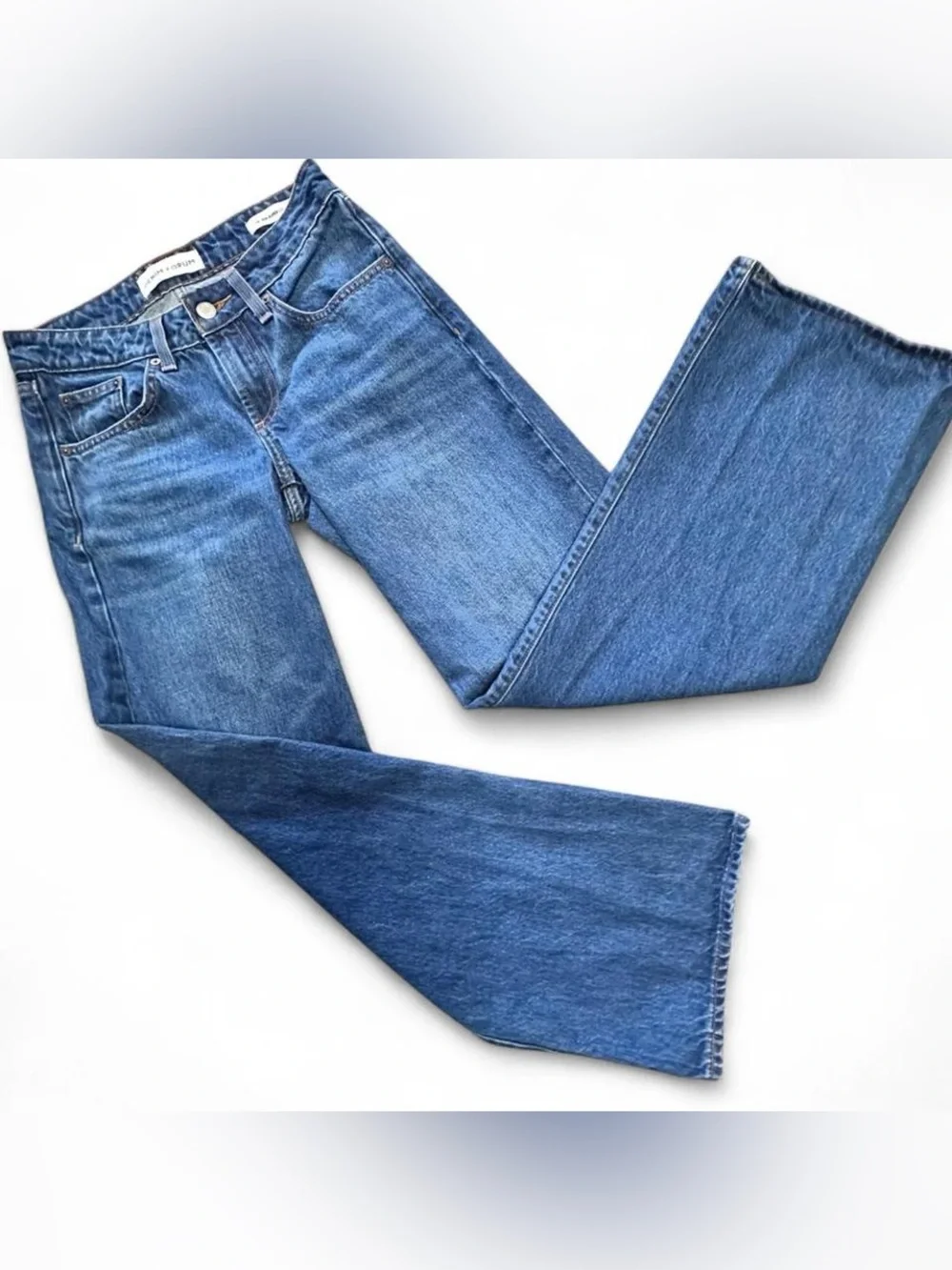 Aritzia Denim Forum 90’s Super Lo-Rise Baggy Wide Leg Jeans Size 23